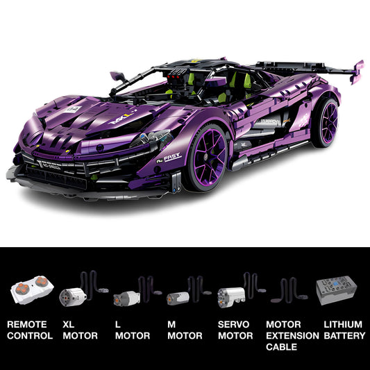 dynamic version of GULY 10617 mclaren p1 building block model toy car