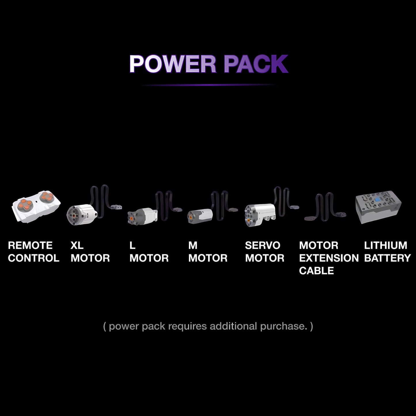 power pack of GULY McLaren P1 building block model toy car