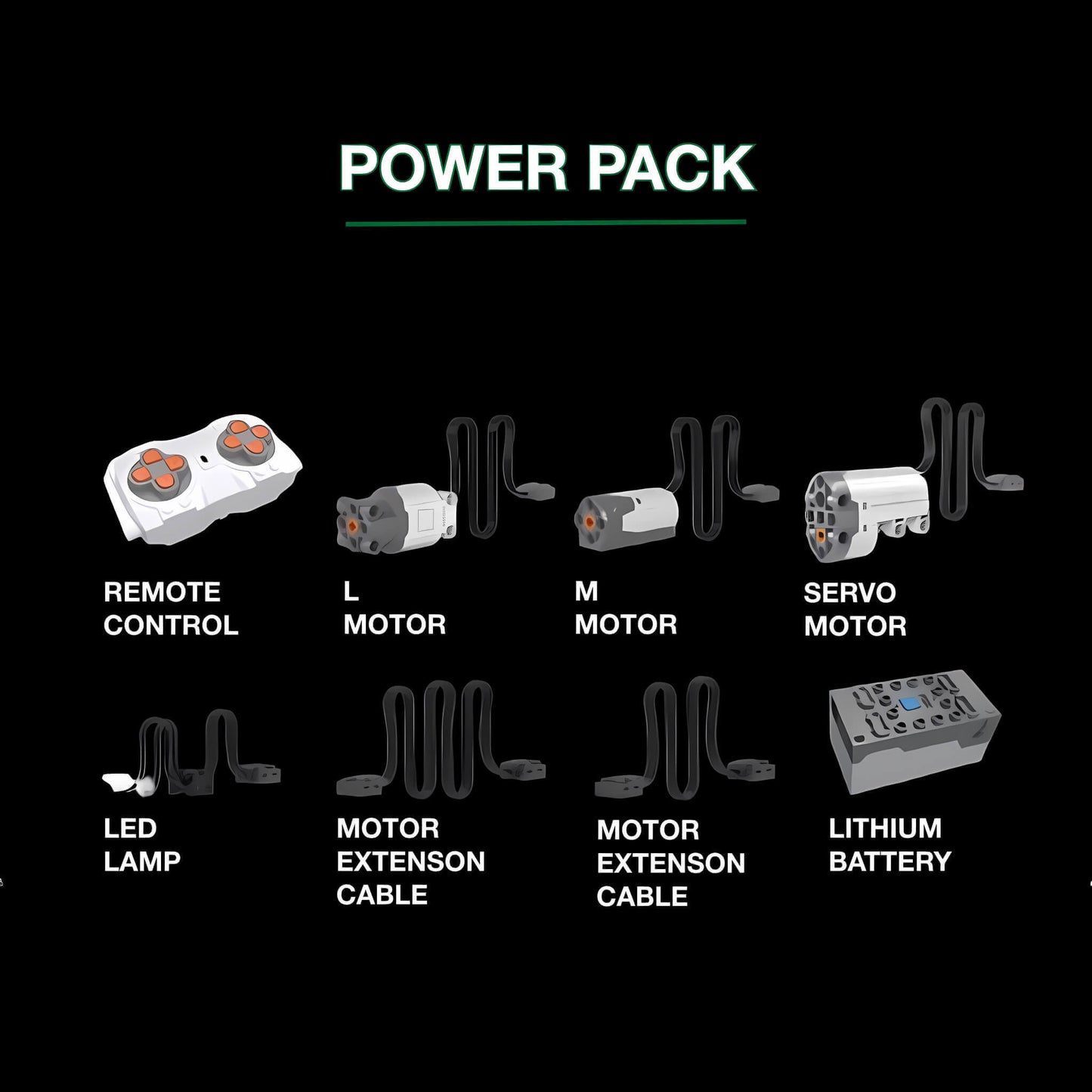 power pack of guly biaozhi peugeot 9x8 building blocks model toy car