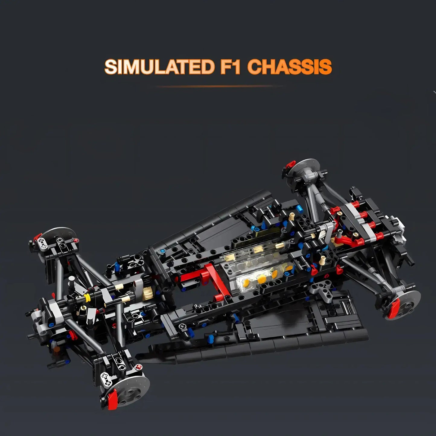 eikee y10000 mclaren solus gt model car building blocks toy simulated f1 chassis