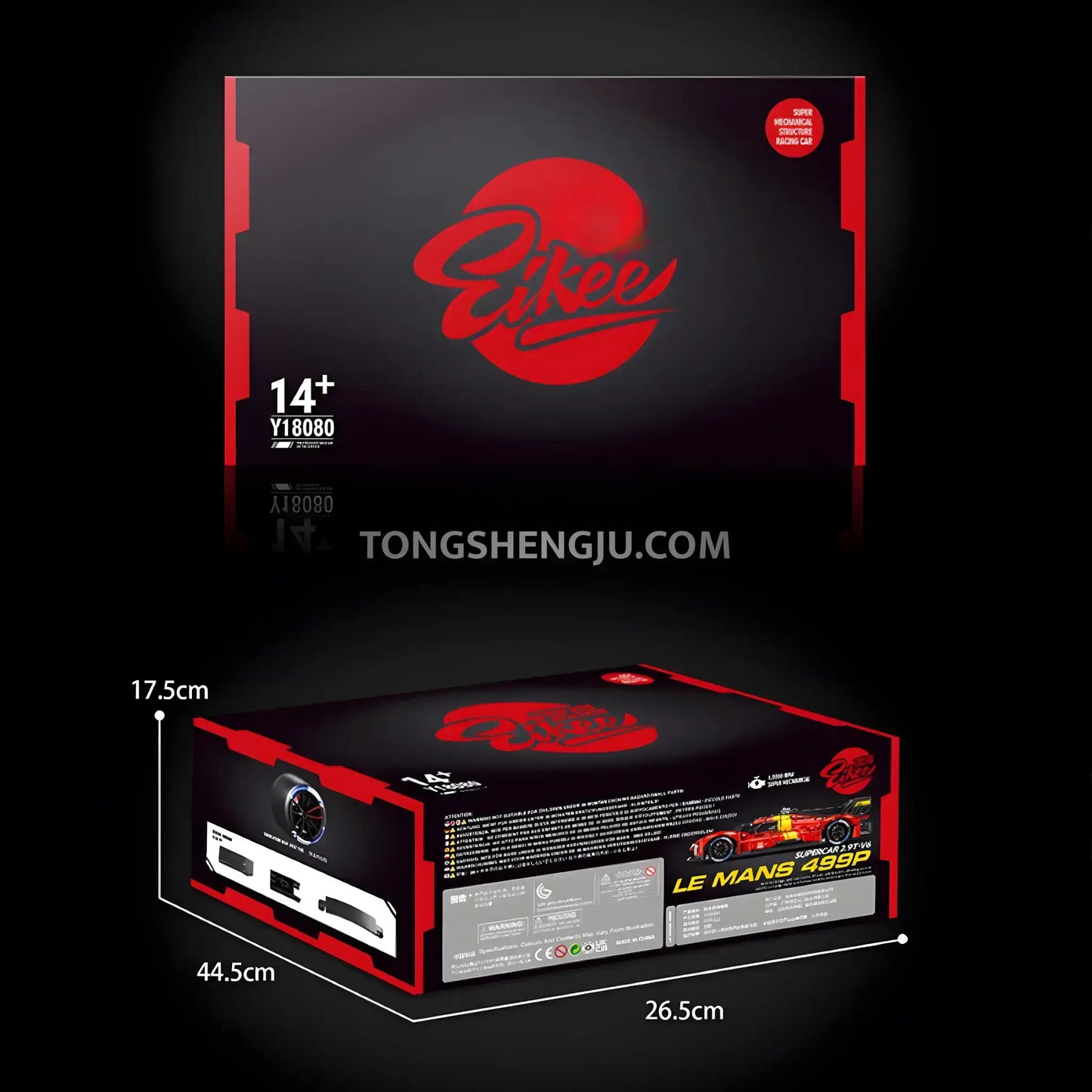 Tongshengju Technic Lemans 499P Racing Car Building Blocks Set For Adults Collectible (3350PCS)