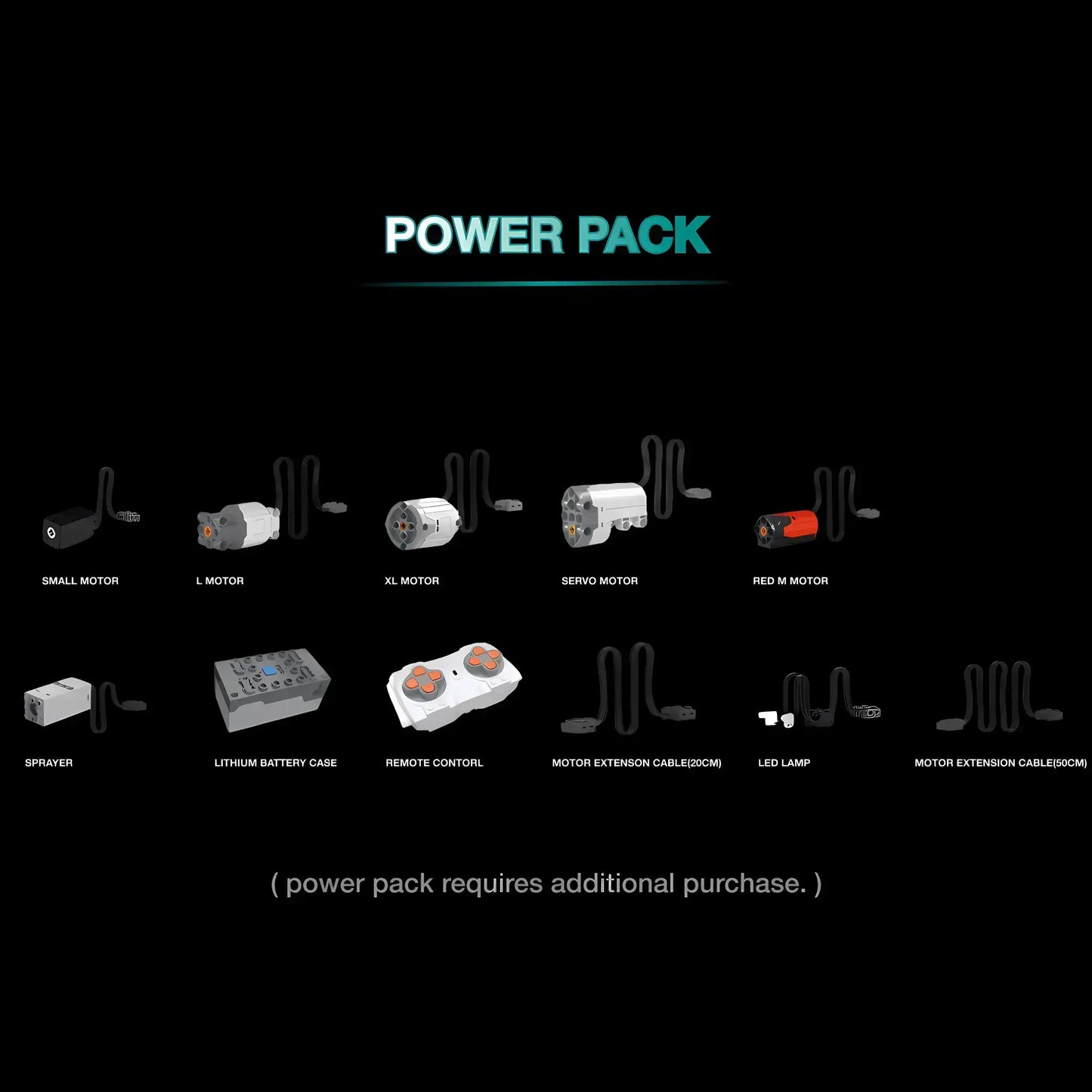 power pack of guly 10621 technic alfa romeo 33 stradale sports car building blocks set model car