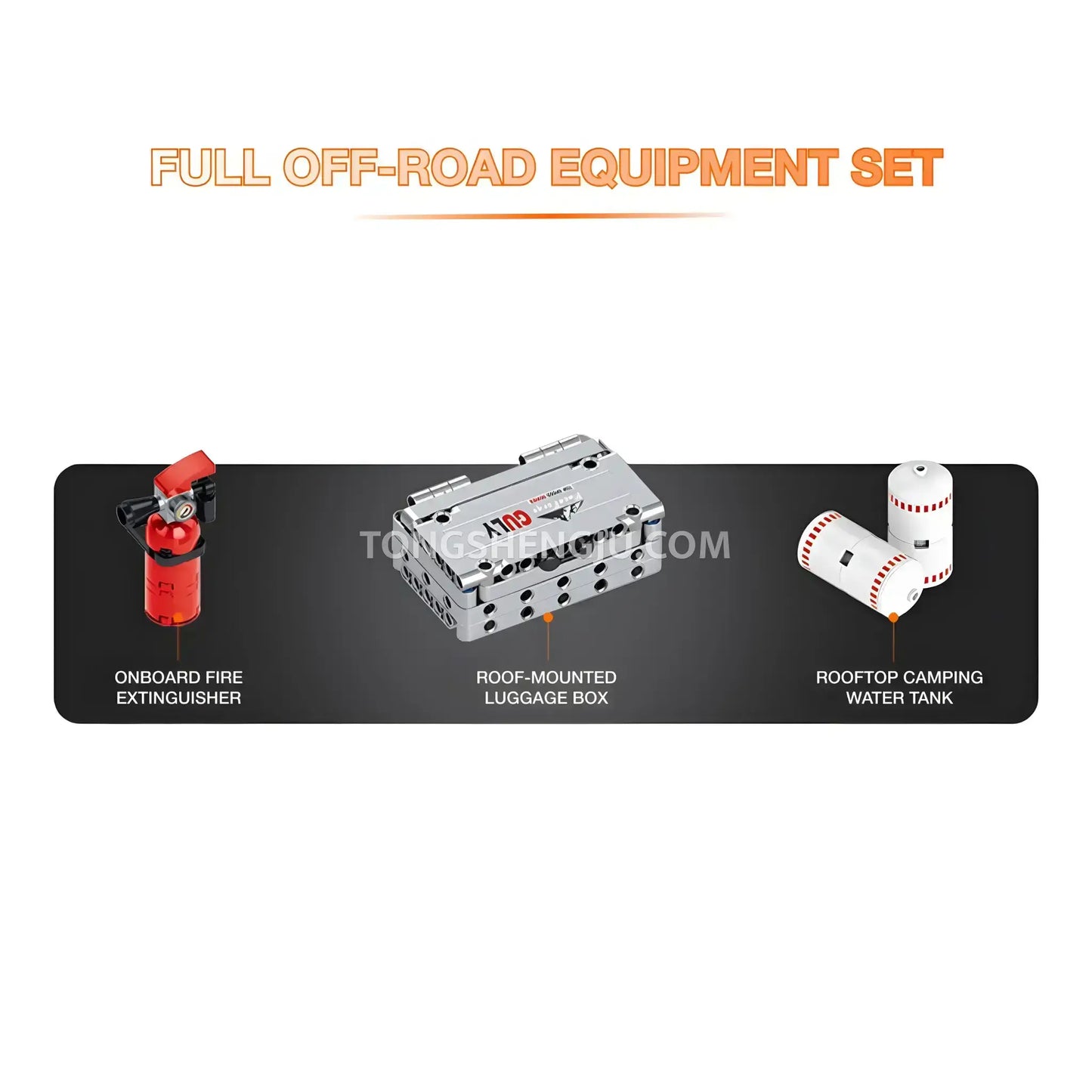 guly 10642 mercedes amg g63 technic car building blocks set model car full off-road equipment set