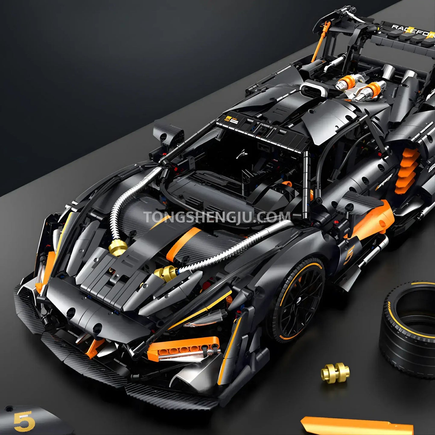 guly 10646 technic mclaren senna gtr sports car building blocks set model car creative assembly building