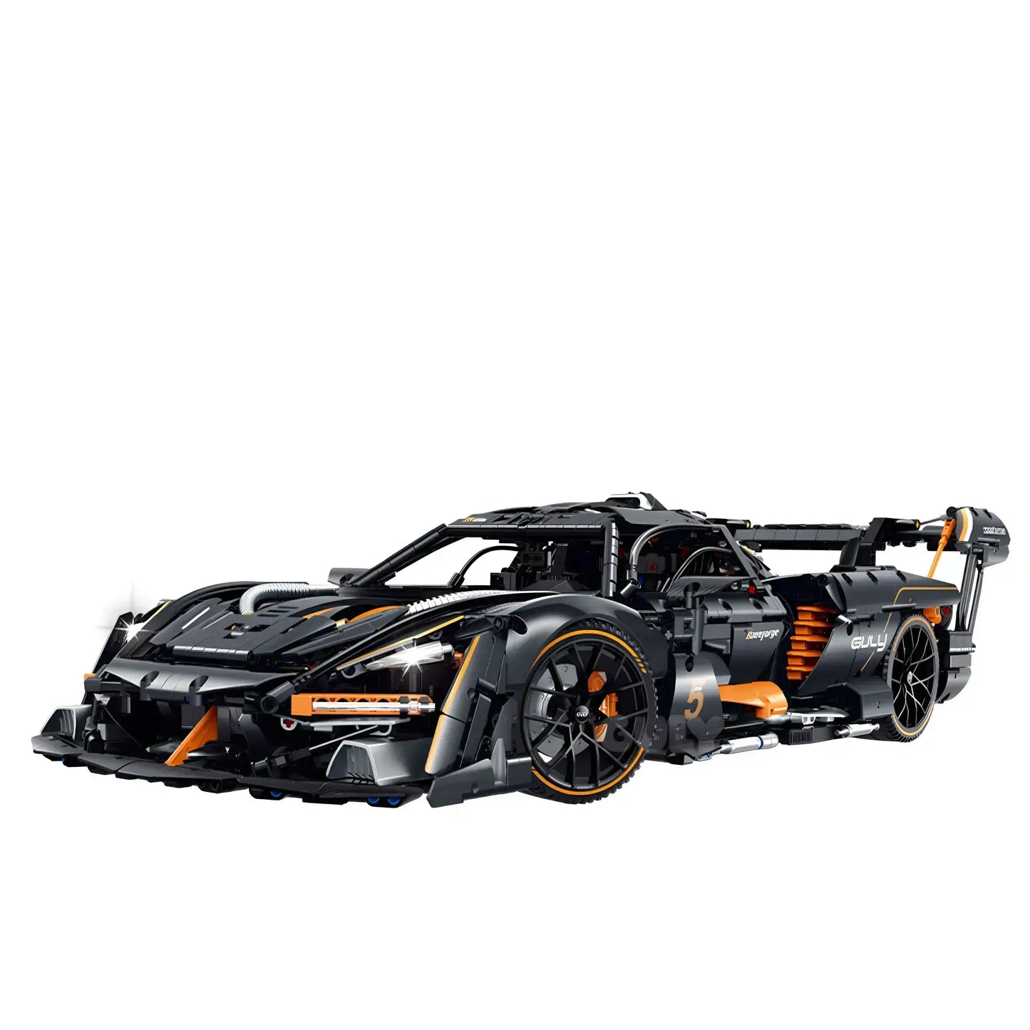 static version of guly 10646 technic mclaren senna gtr sports car building blocks set model car