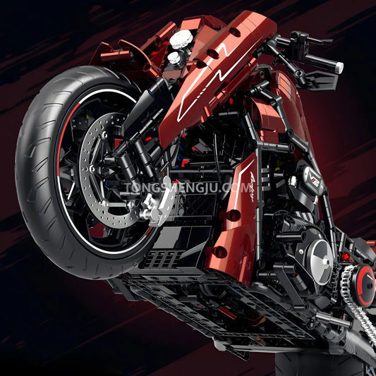 Tongshengju Technic Night Rod Motorcycle Building Blocks Set For Adults Collectible (1787PCS)