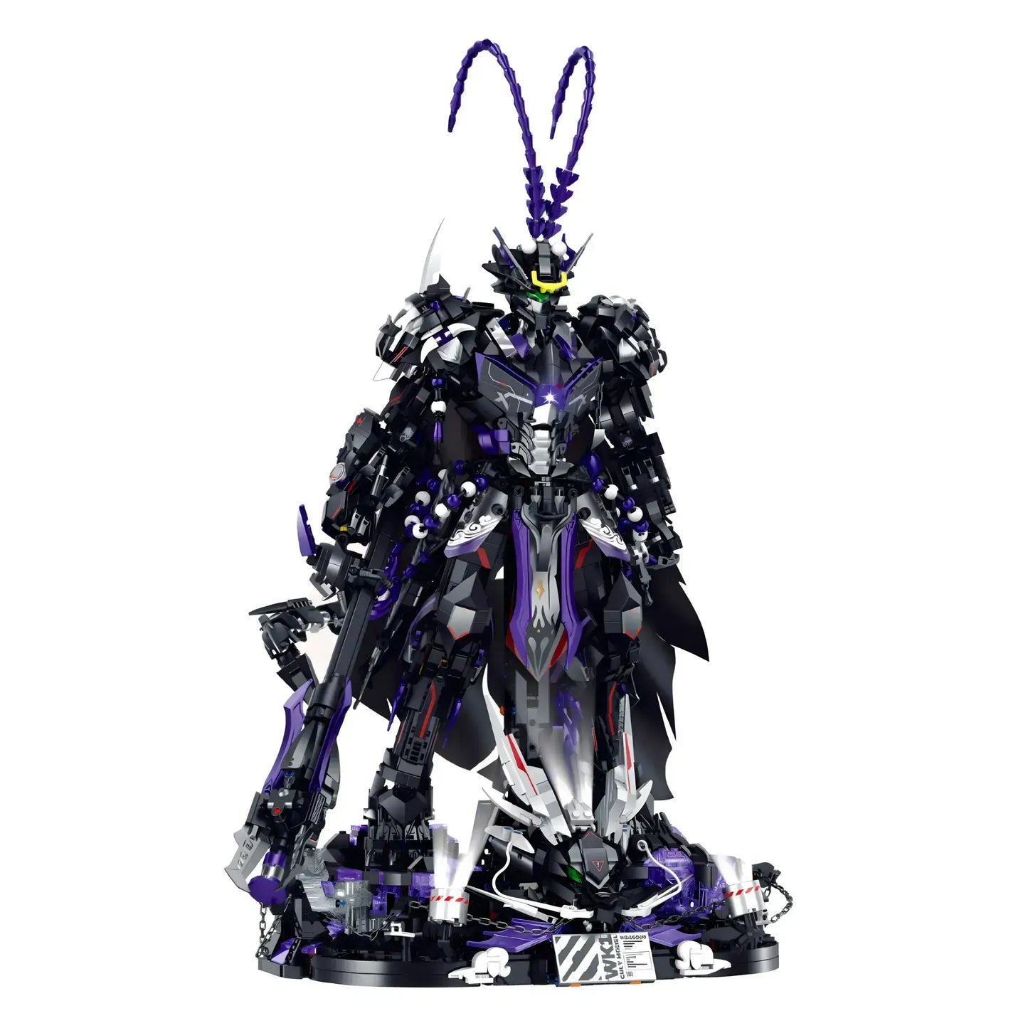 static version of guly 80505 black myth wukong model technic mecha building blocks set