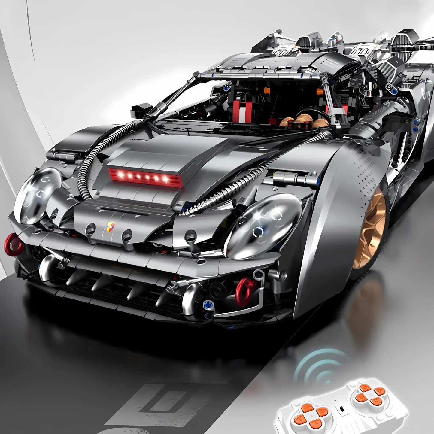 1:8 baoshijie 918 model car building blocks toy from guly 10629