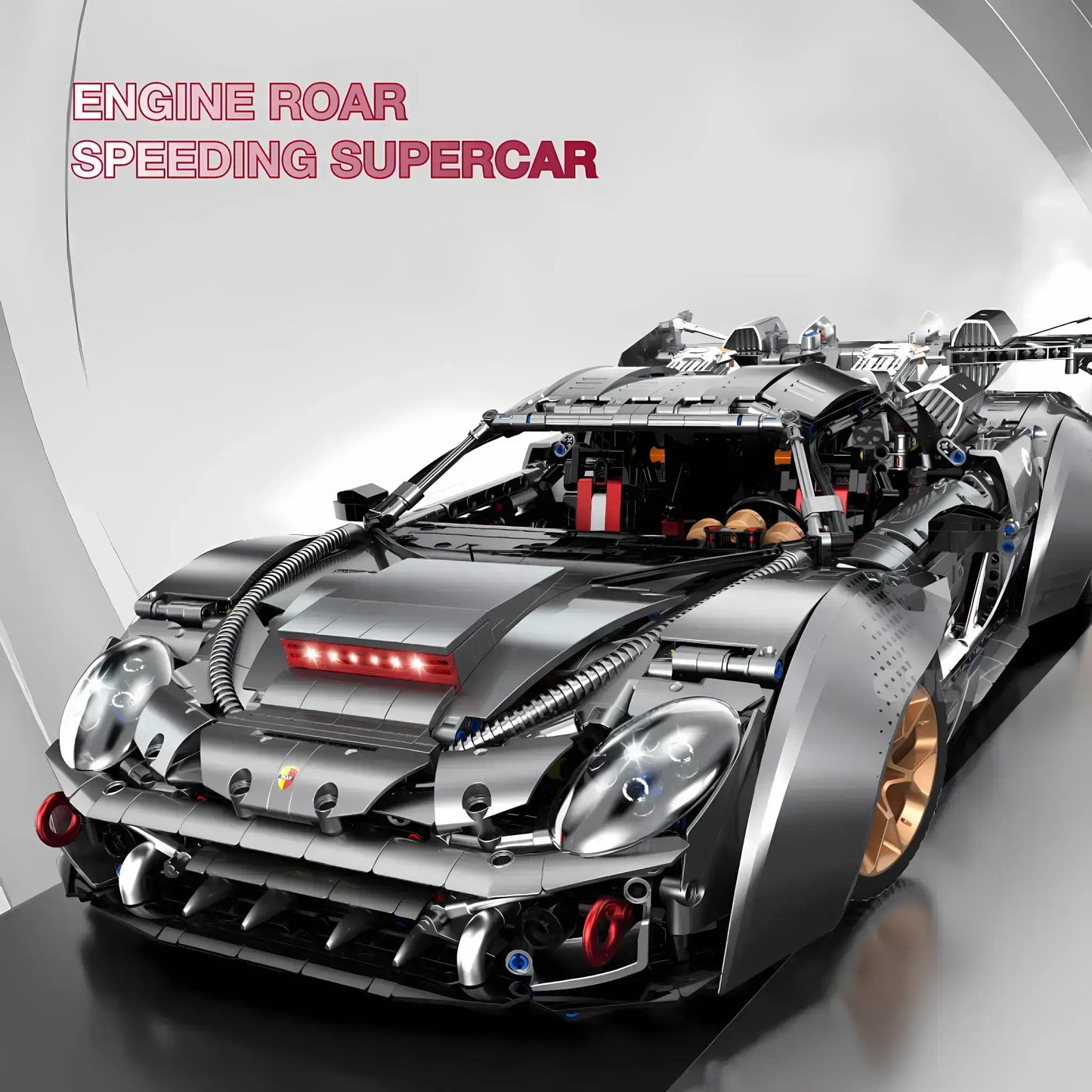 guly 10629 baoshijie 918 model car building blocks toy engine road speeding supercar