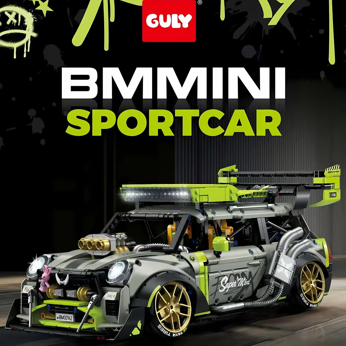 1:10 bmmini building blocks model toy car from guly 10632