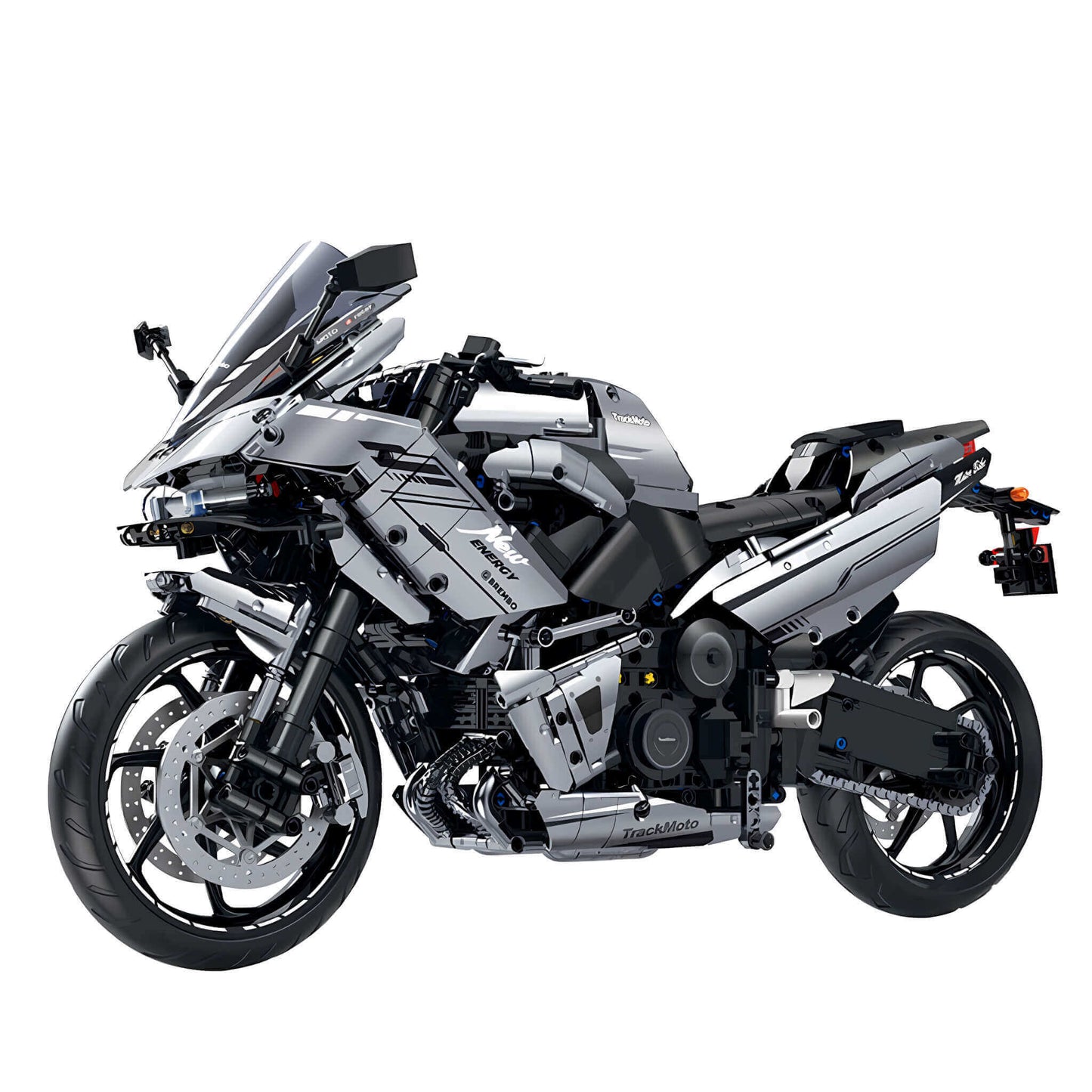 static version of guly 60525 chuanqi 7 building blocks model toy motorcycle