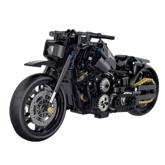 static version of halei davidson building blocks model toy motorcycle
