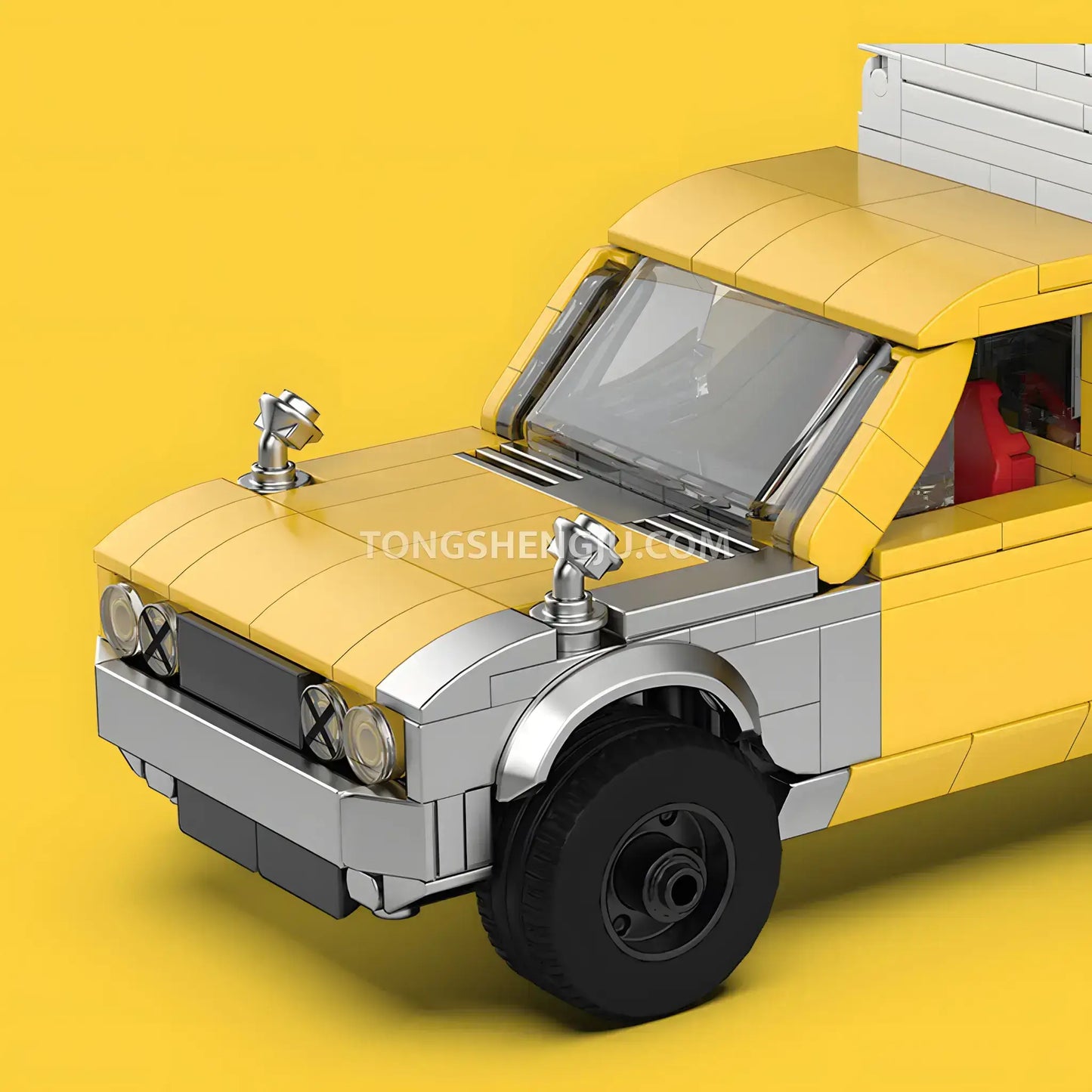 Tongshengju PowerBlock SHIBA Coming HOTDOG Truck Car Building Blocks Set For Adults & Kids Gift (682PCS)