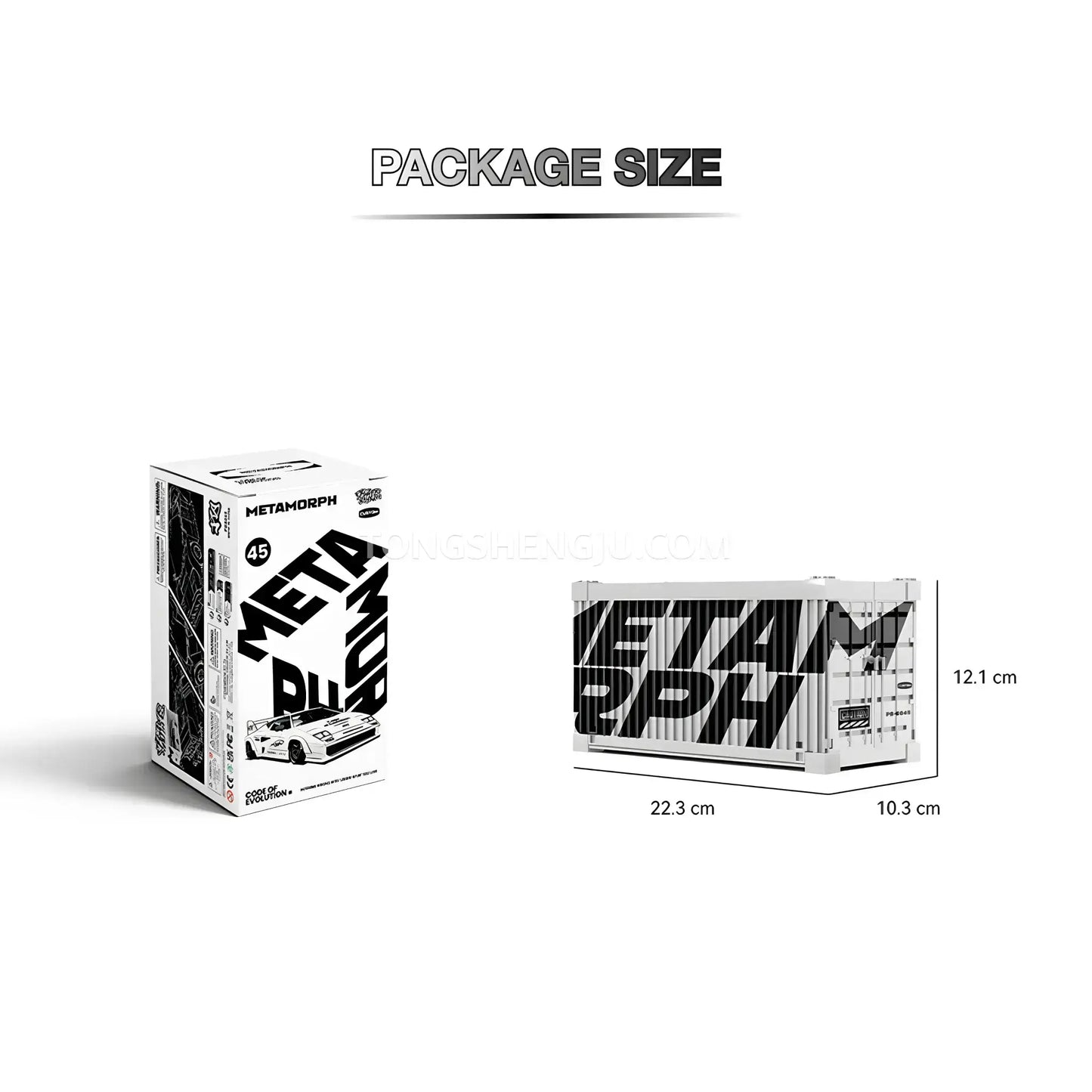 package size of happy build power build pb8845 lamborghini countach sprots car building set model car