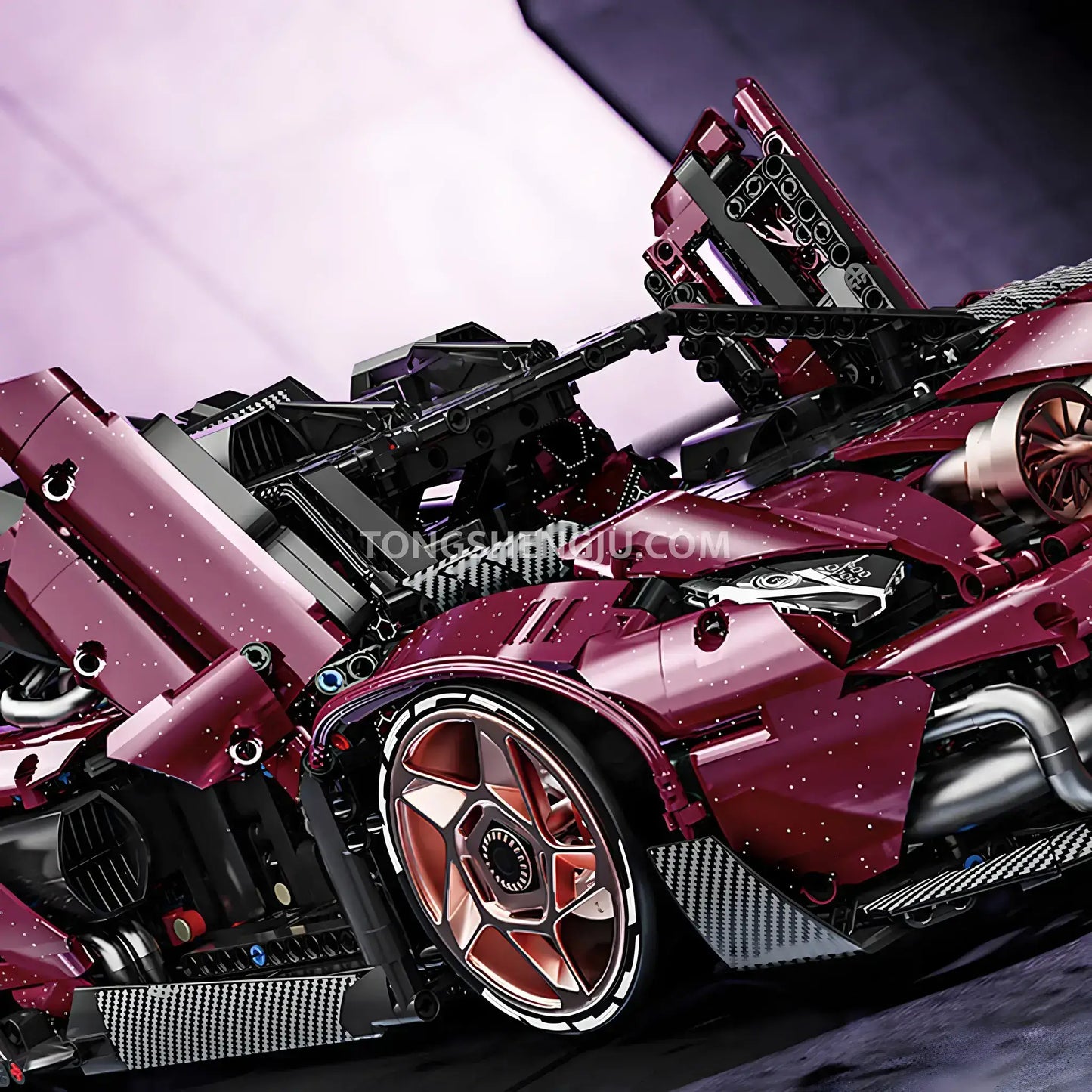 Tongshengju Technic Lambo SVJ Sports Car Building Blocks Set For Adults Collectible Gift (3950PCS)