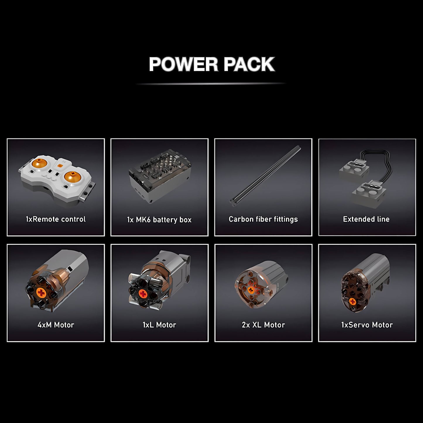 power pack of mould king bugatti la voiture noire building blocks model toy car