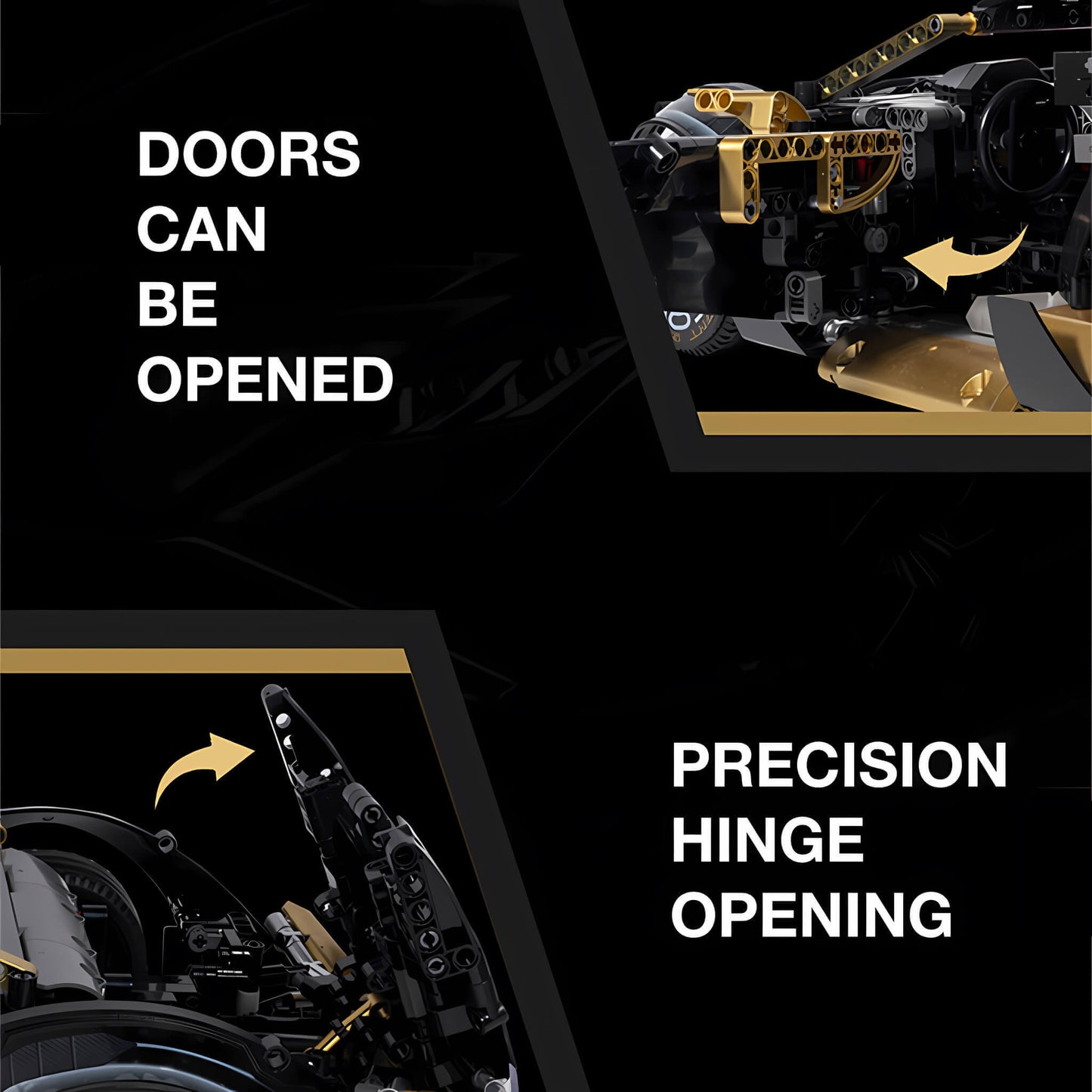 product details of kbox lamborghini huracan sto building block model toy car doors can be opened and percision hinge openin