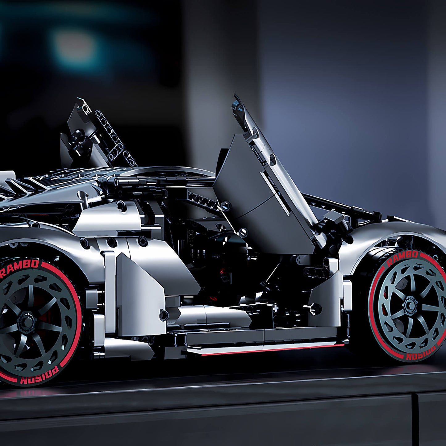 product details of kbox lamborghini veneos supercar building blocks model toy car scissor doors