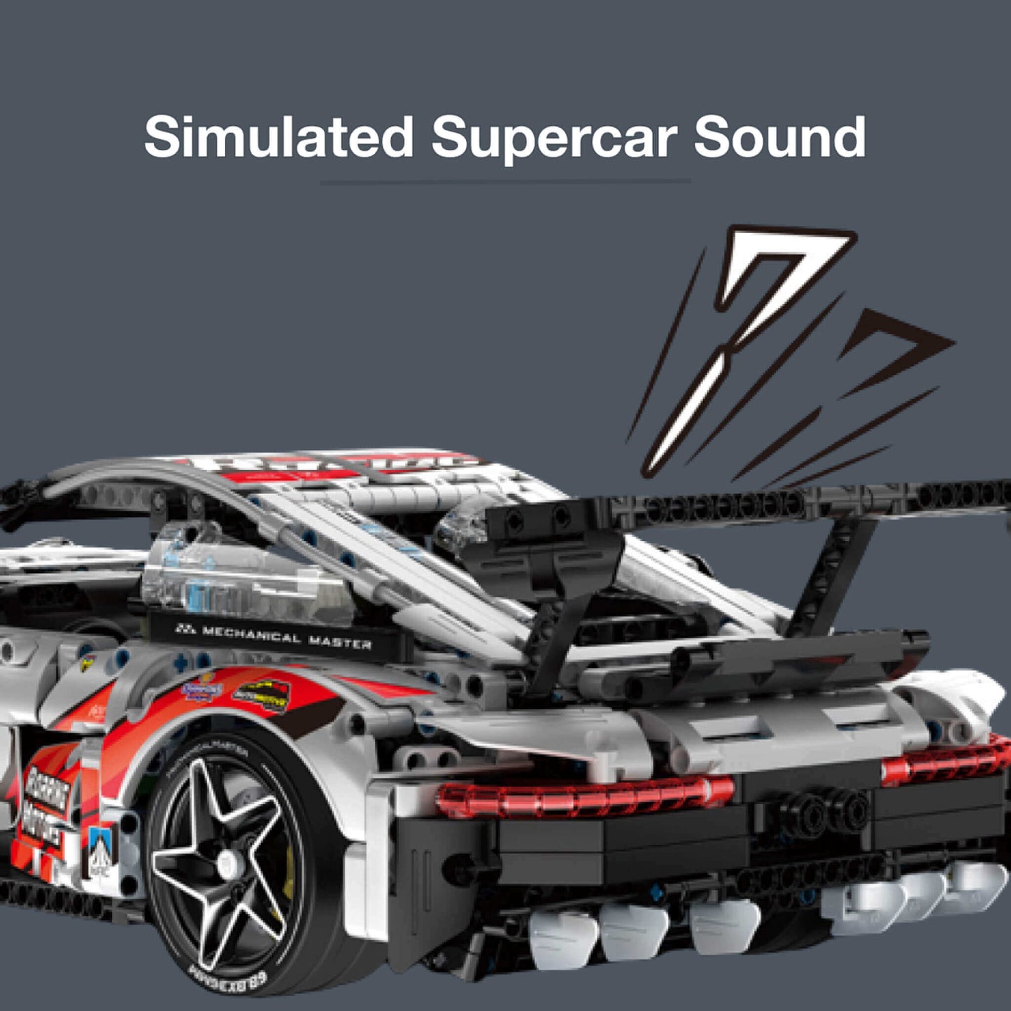 product details of im master porsche 911 building block model toy car simulated supercar sound