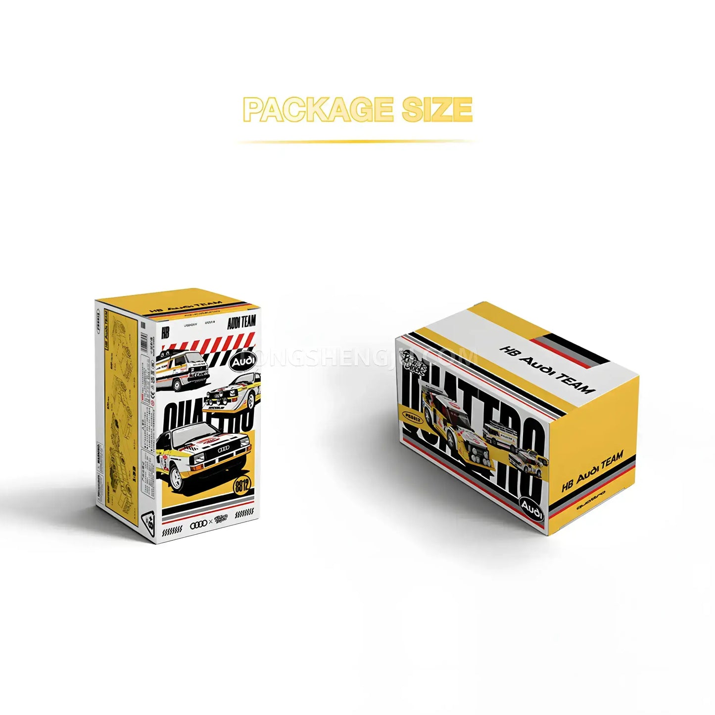 package size of powerblock pb8812 wrc rally hb audi team sports car building blocks set model car