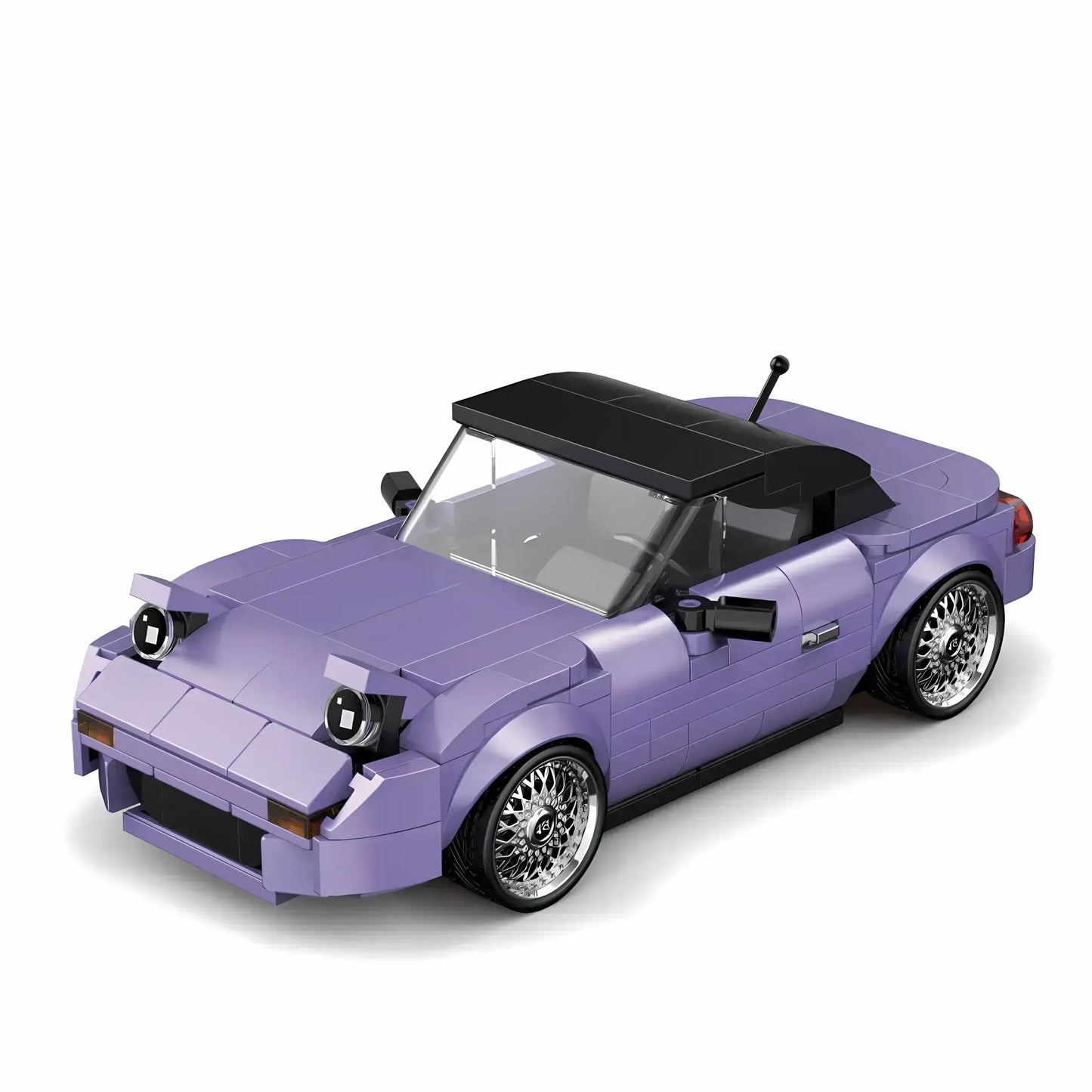 static version of happy build powerblock timeless series pb8817 mazda mx5 miyata model car building blocks toy