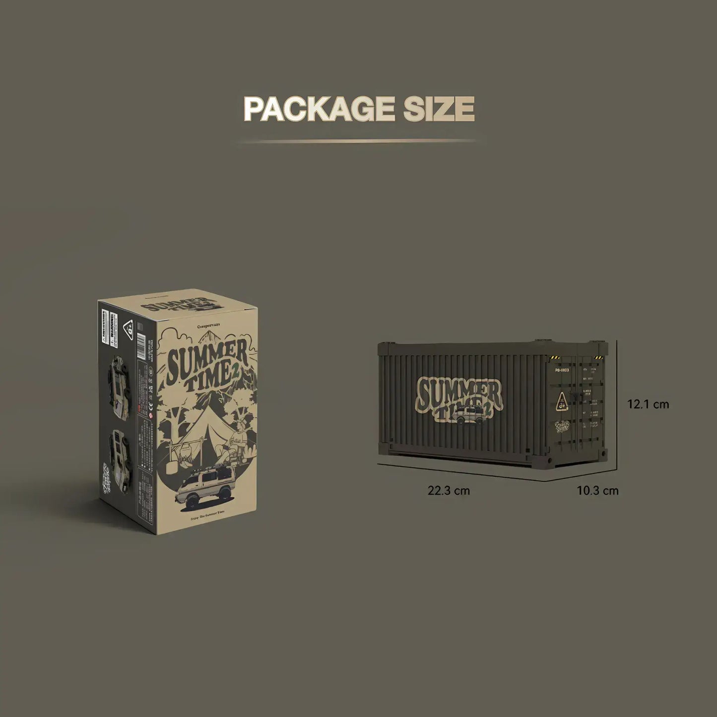 package size of happy build powerblock pb8823 delica camper model car building blocks set