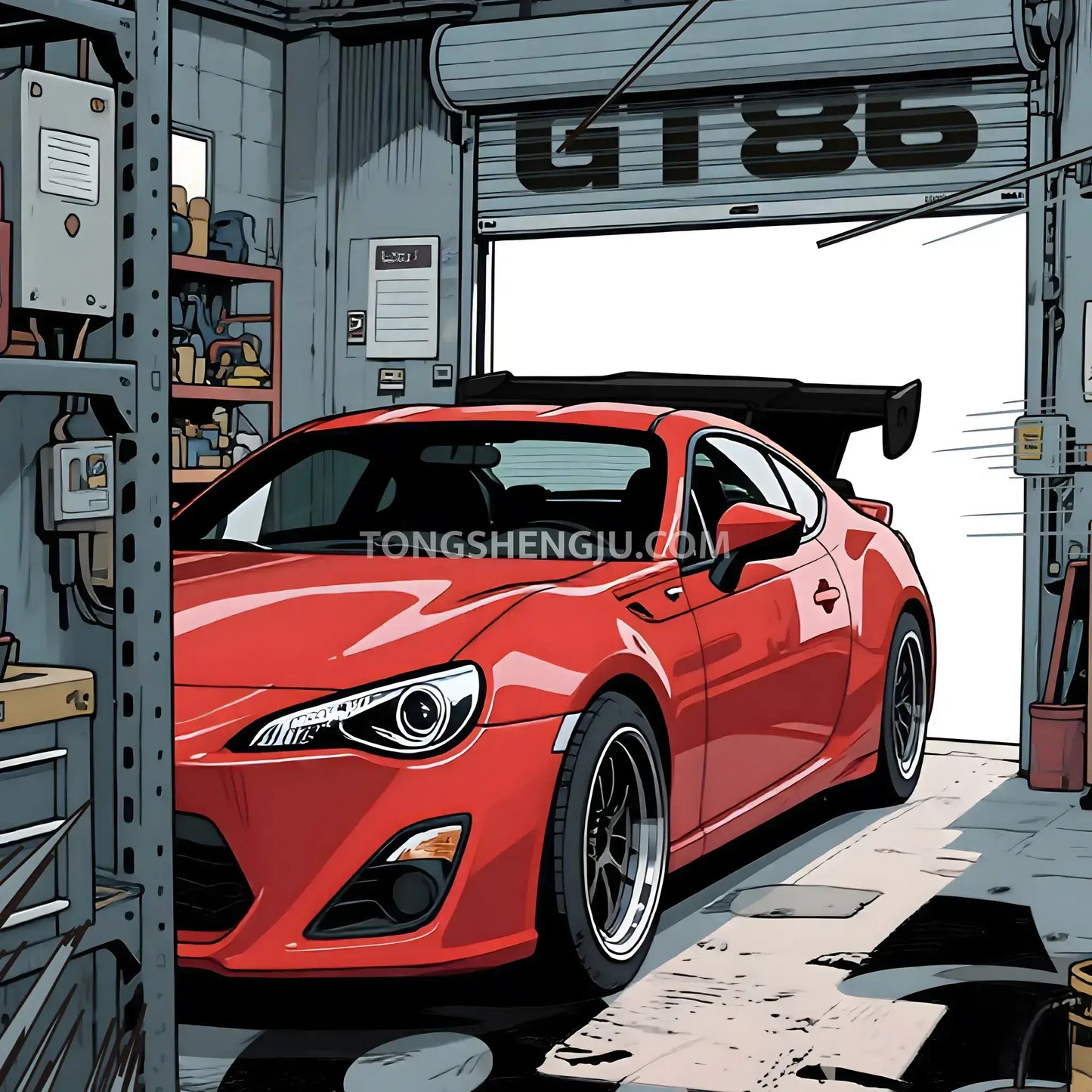 happy build powerblock pb8832 toyota gt86 supercar building blocks set model car compatible with lego speed champions series