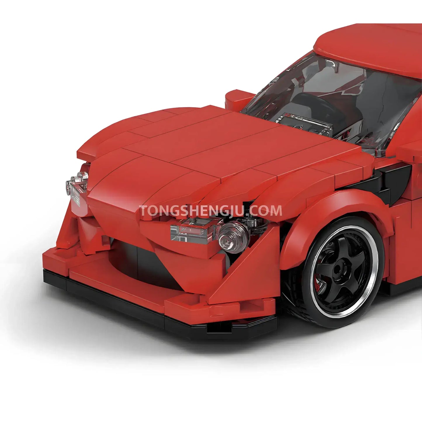 happy build powerblock pb8832 toyota gt86 supercar building blocks set model car front end