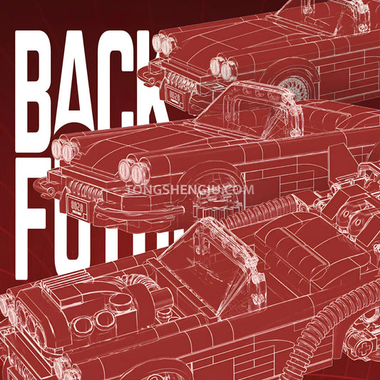 Tongshengju PowerBuild 3in1 Crimson Revival Car Building Blocks Set For Adults & Kids Collectible Car(346PCS)