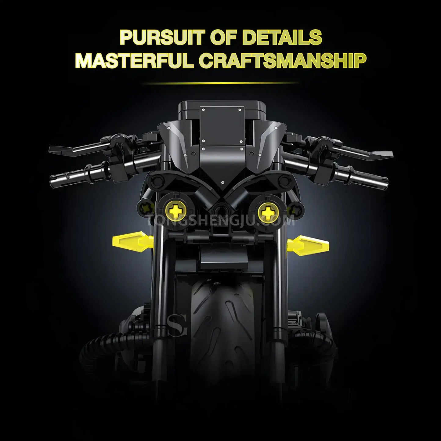 shuanggao 60533 yamaha vmax model motorcycle building blocks toy pursuit of details and masterful craftsmanship