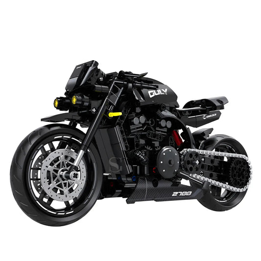 static version of shuanggao 60533 yamaha vmax model motorcycle building blocks toy