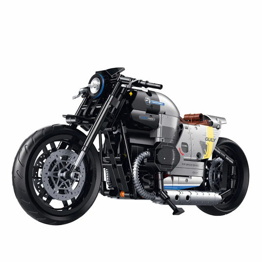 static version of shuanggao 60535 bmw r18 model motorcycle building blocks toy