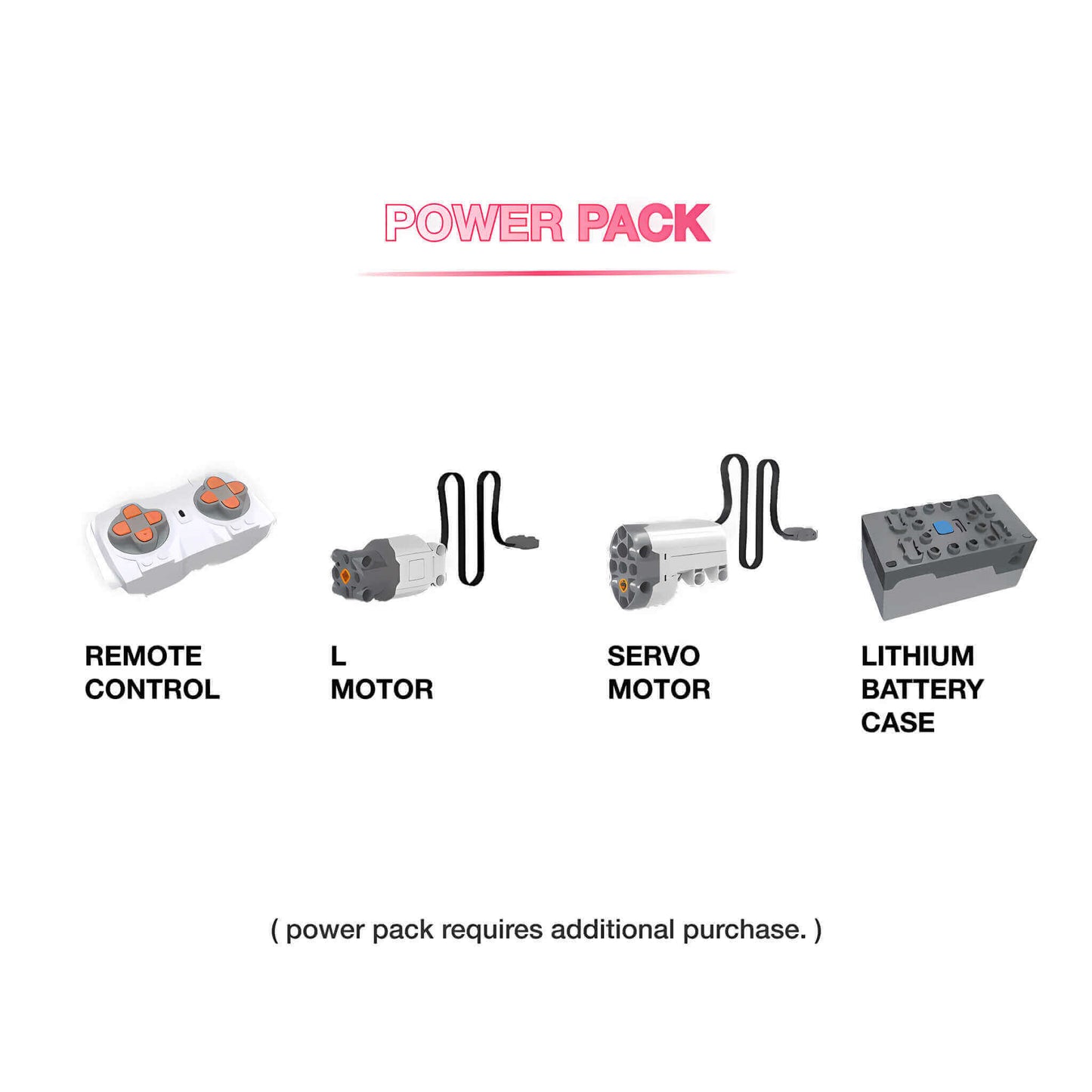 power pack of shuanggao lamborghini v12 building blocks model toy car