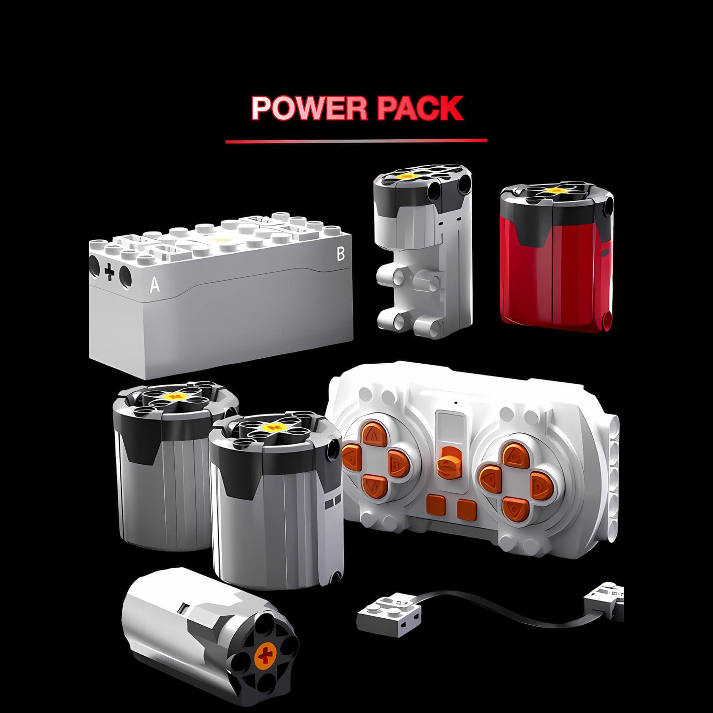 power pack of taigaole porsche 911 building blocks model toy car