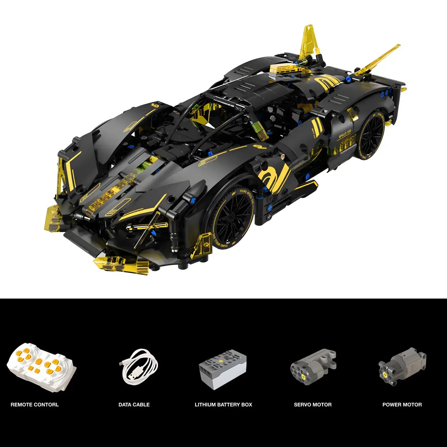 dynamic version of tuomu t1006 apollo leixing evo model car building blocks toy
