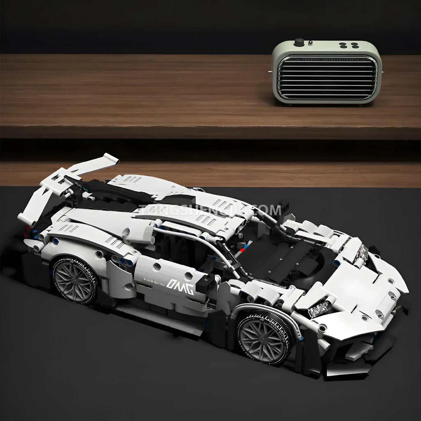 tuomu t3014 amg one technic car building blocks set model car block racing series compatible with lego