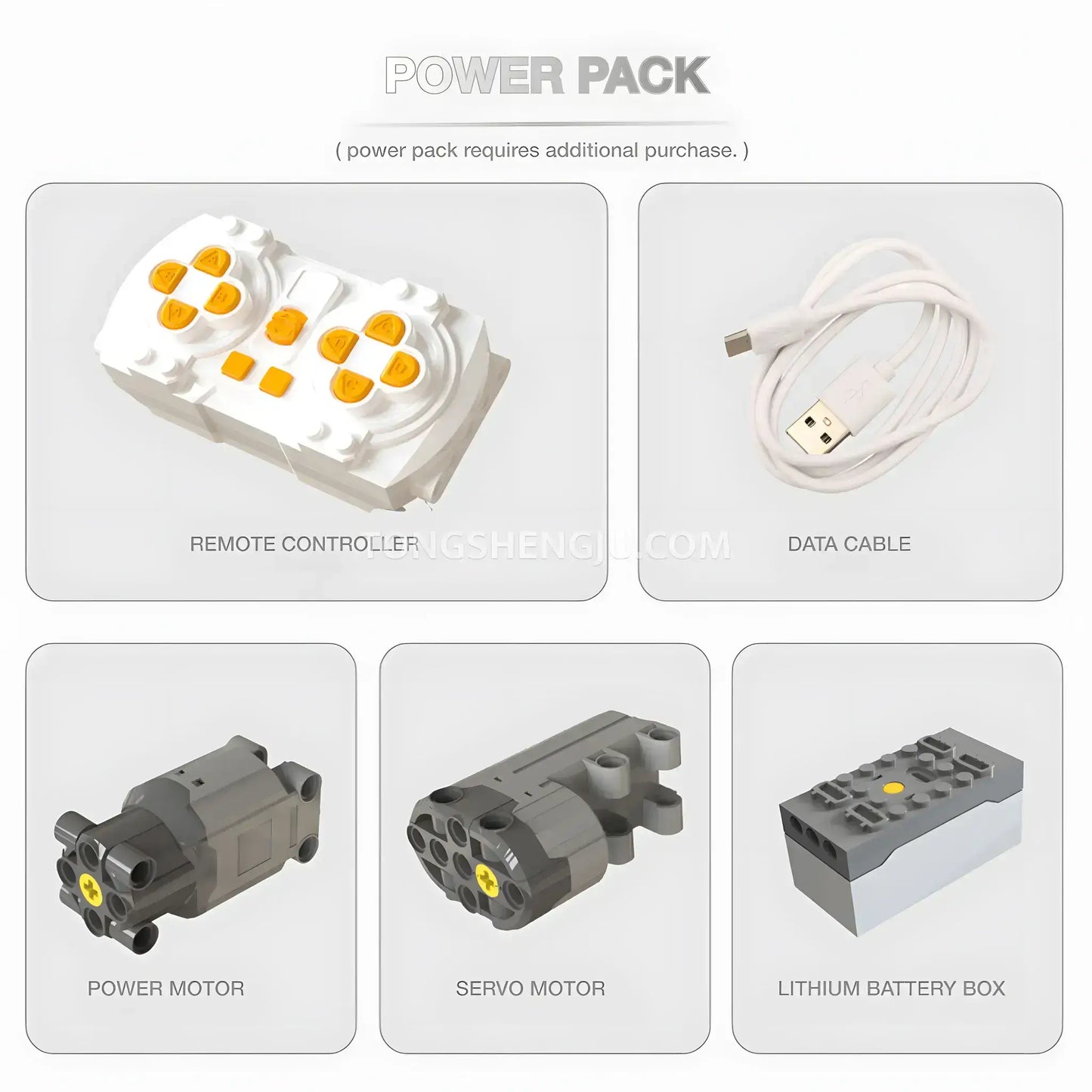 power pack of tuomu t4003 bugatti v12 sports car building blocks set model car