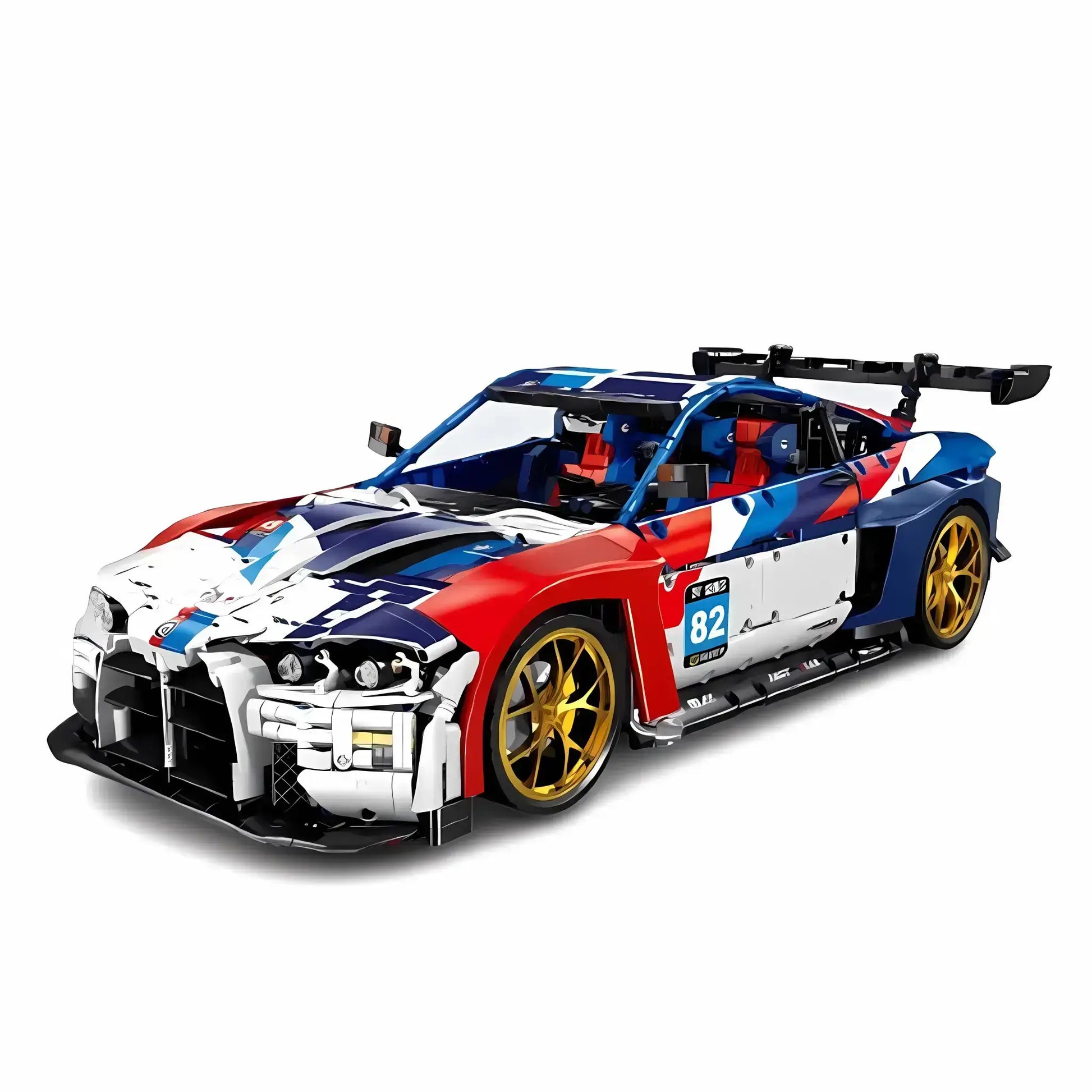 jiestar xiaojiaodu bmw M4 building blocks model toy car