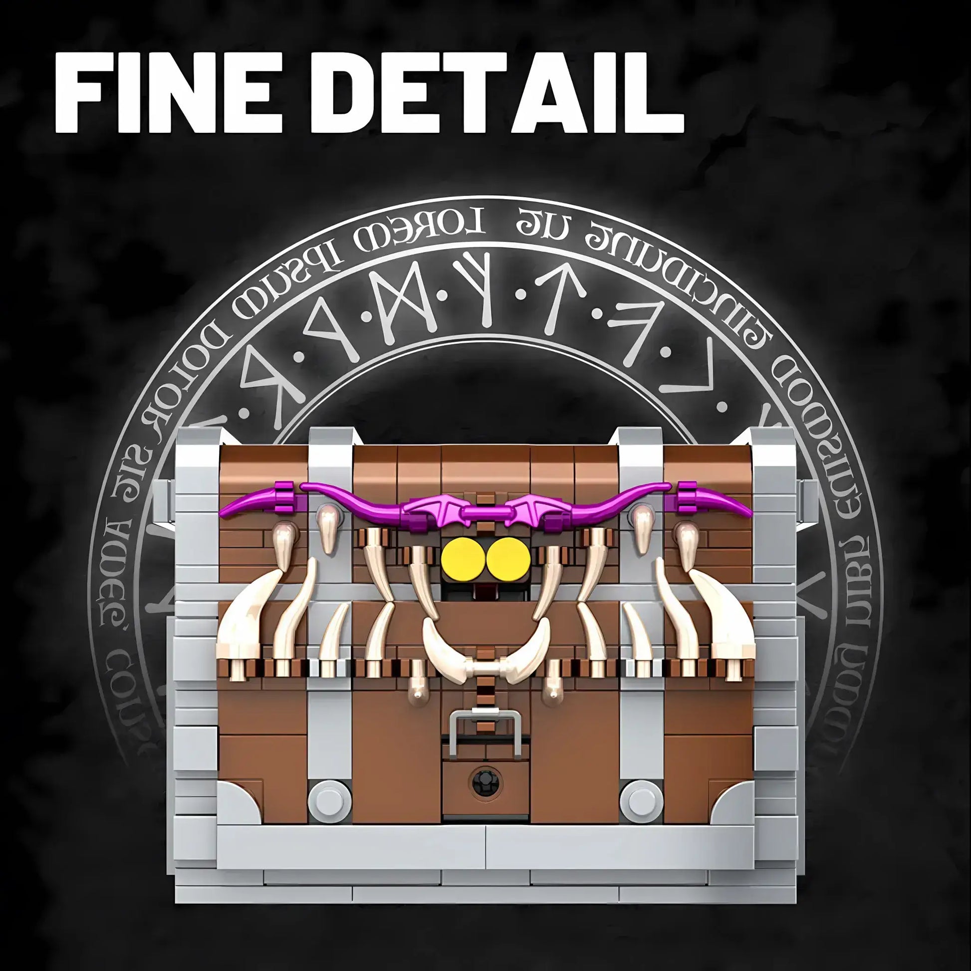 xiaojiaodu jd027 chest monster model car building blocks toy fine detail