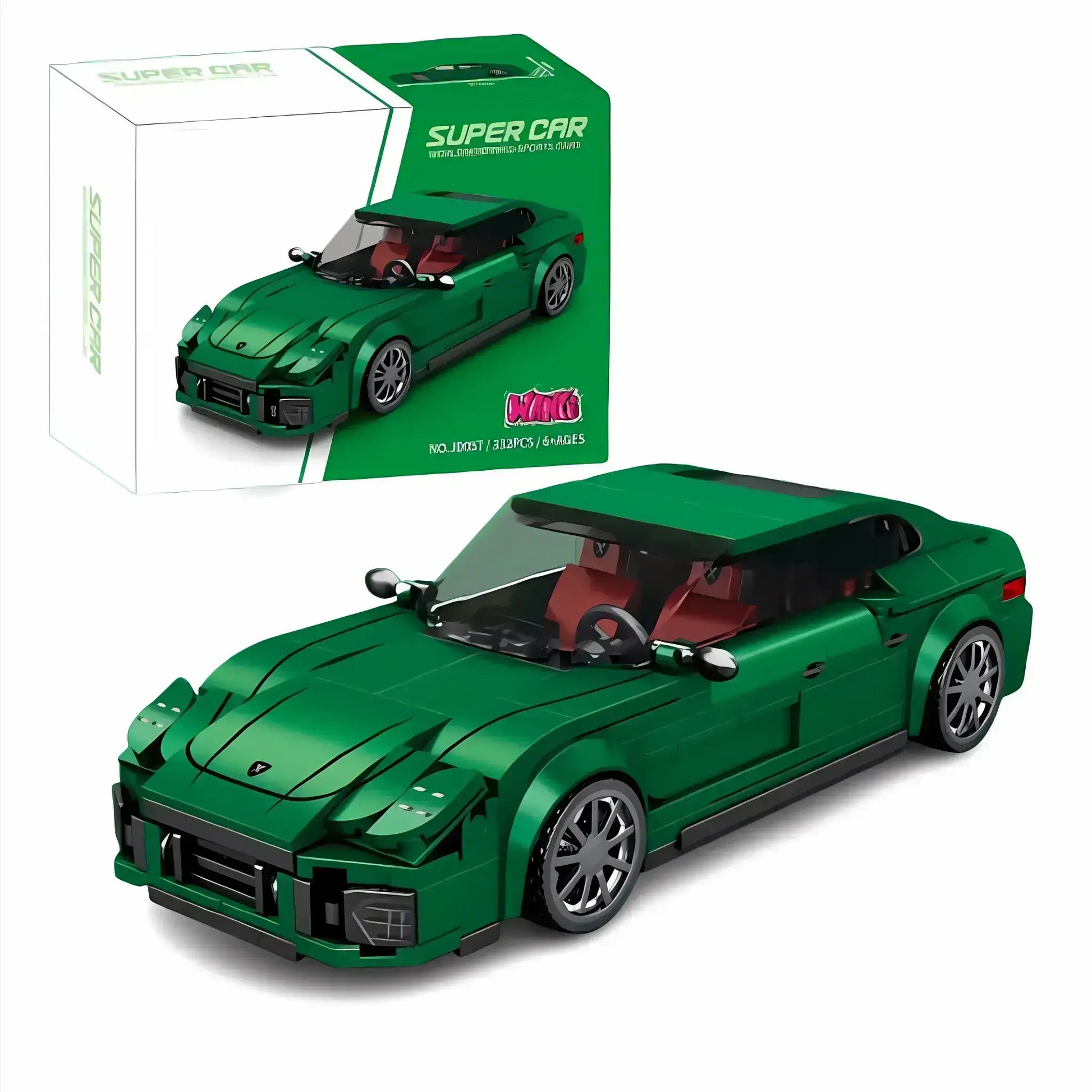 xiaojiaodu jd057 porsche panamera sports car building blocks set model car compatible with lego speed champions series