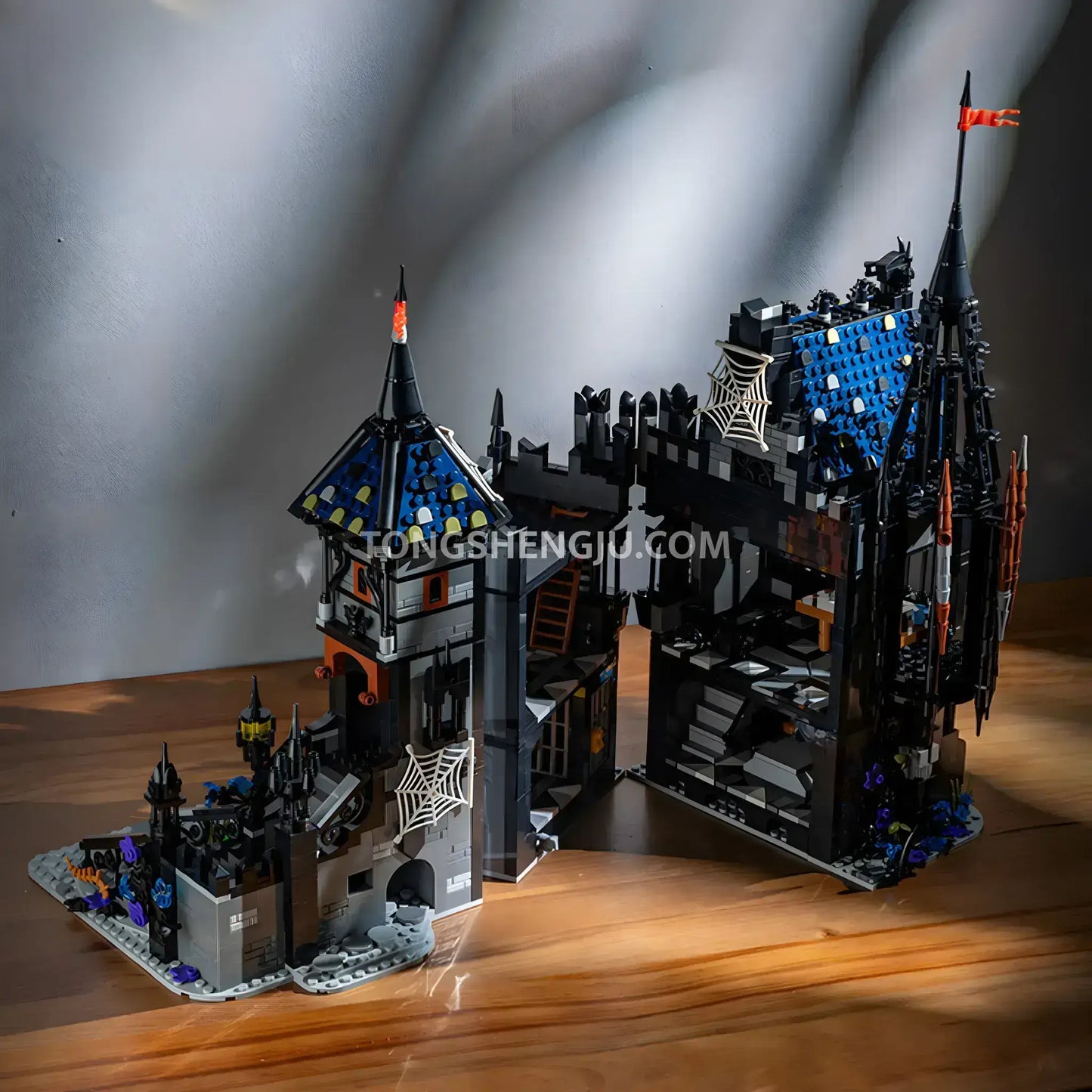xiaojiaodu jd099 dracula castle model building blocks set expand status