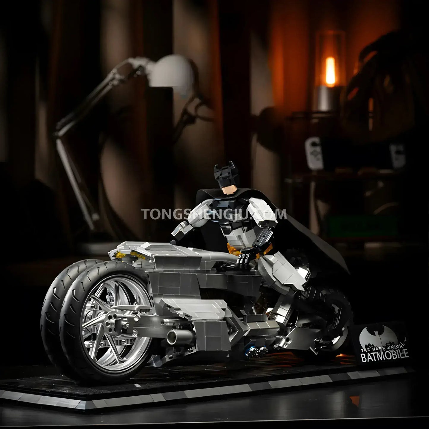 Tongshengju Batmobile Motorcyle Building Blocks Set For Adults & Kids Gift (2412PCS)
