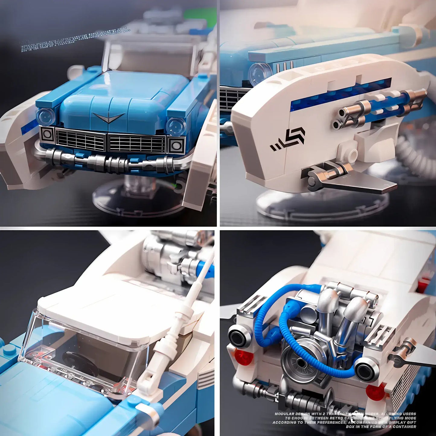 product details of happy build powerblock pb8803 sliver wing cyclone model car building blocks toy