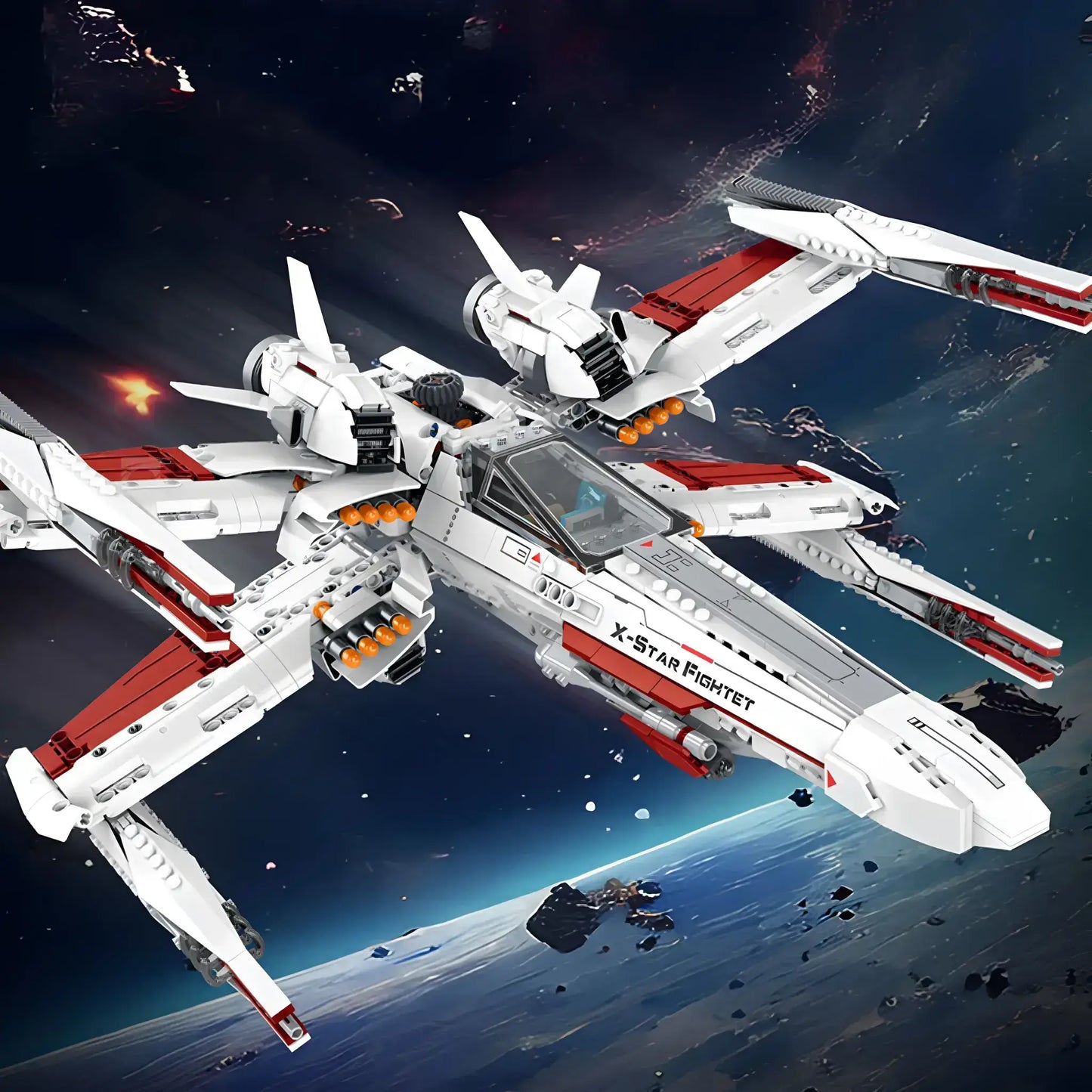 zape 98003 x-wing starfighter star wars building blocks set compatible with lego star wars series