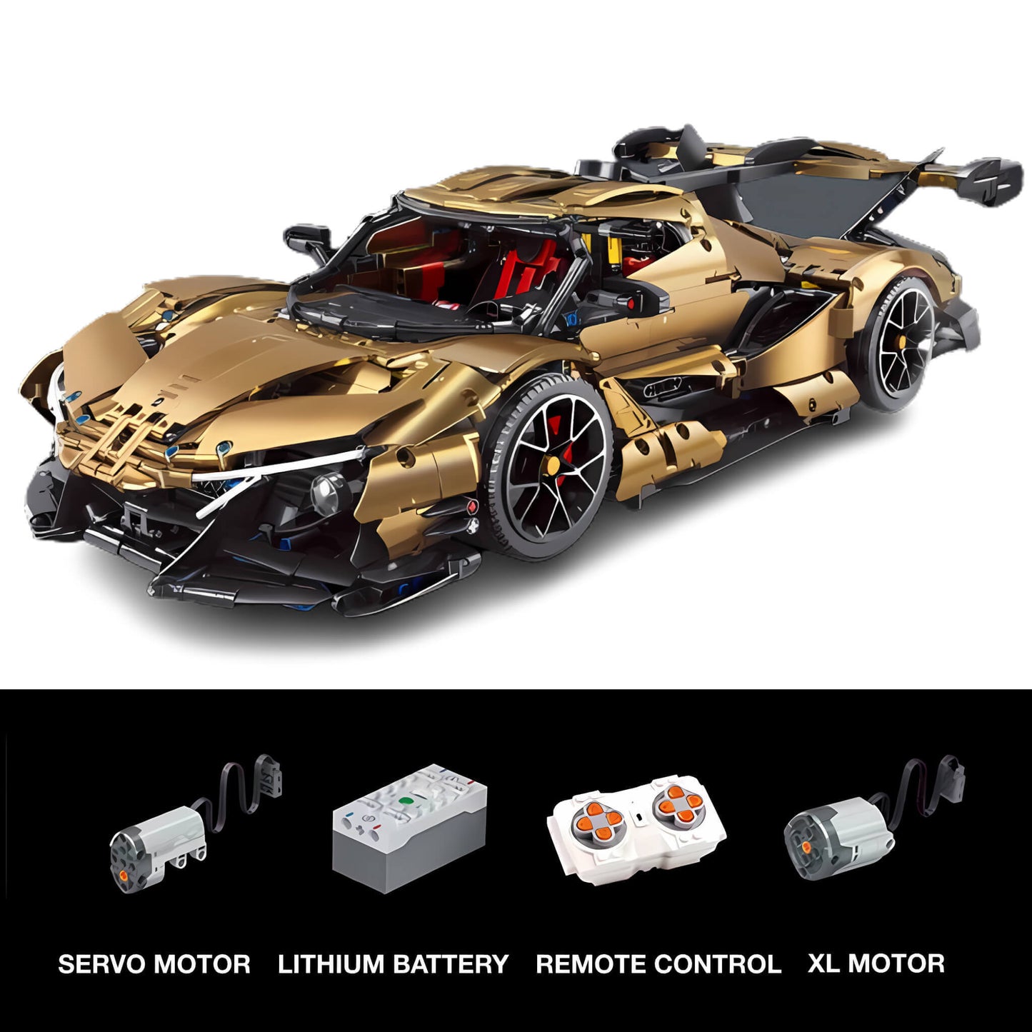 dynamic version of apollo building blocks model toy car