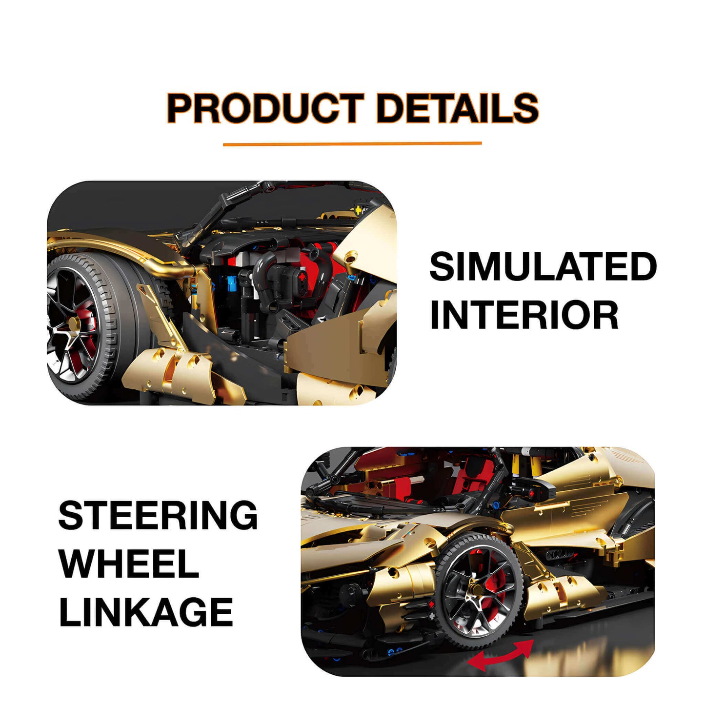 apollo product details simulated interior and steering wheel linkage