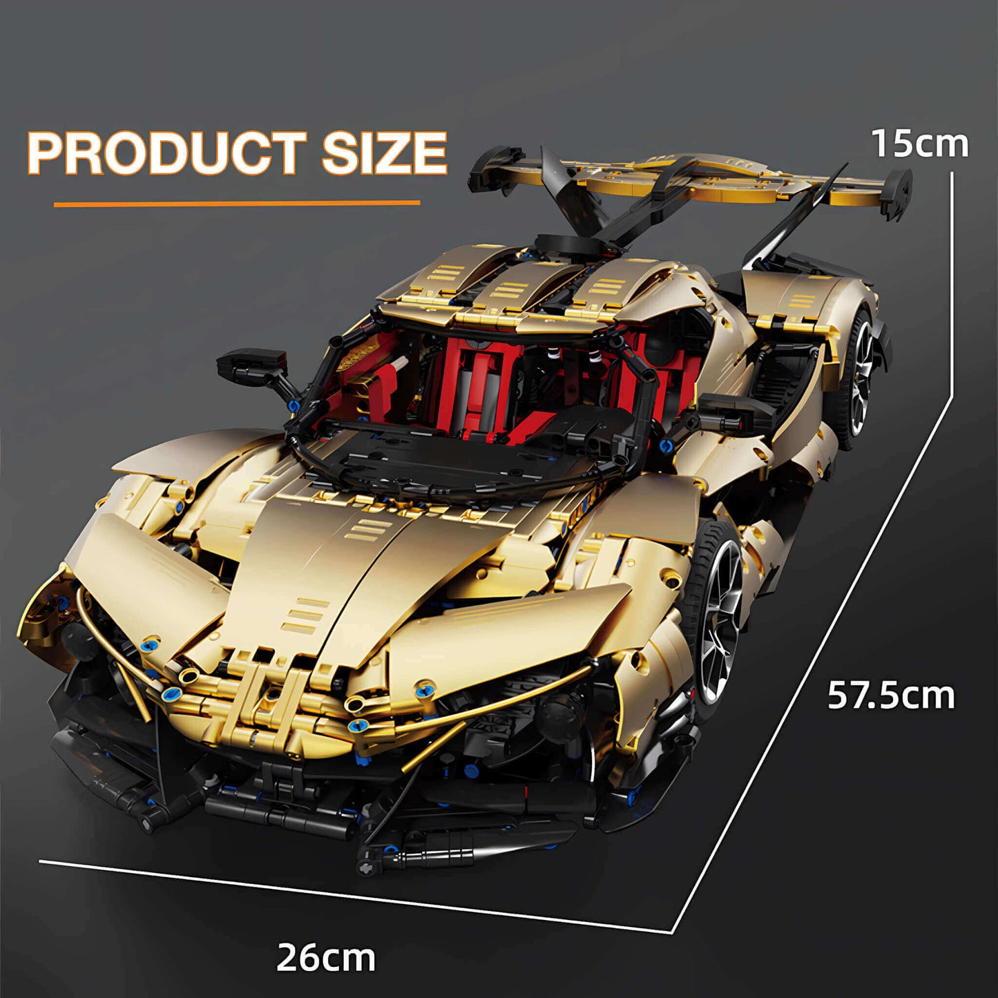 building block model car product size for apollo