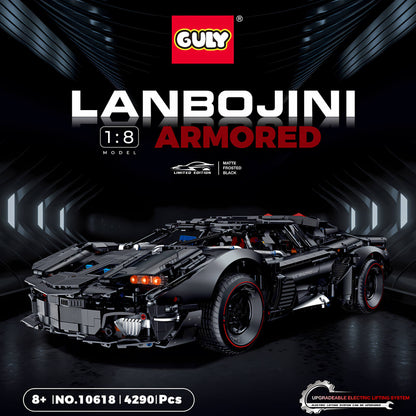 armored lamborghini building block toy car from GULY 10618