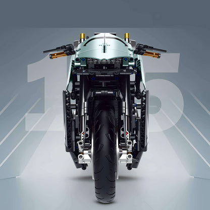 1:5 guly aston martin building blocks model toy motorcycle