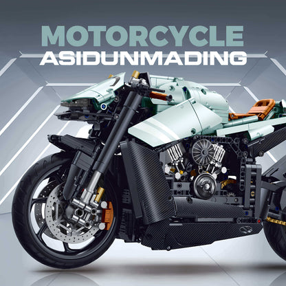 1:5 aston martin building blocks model toy motorcycle from guly 60505